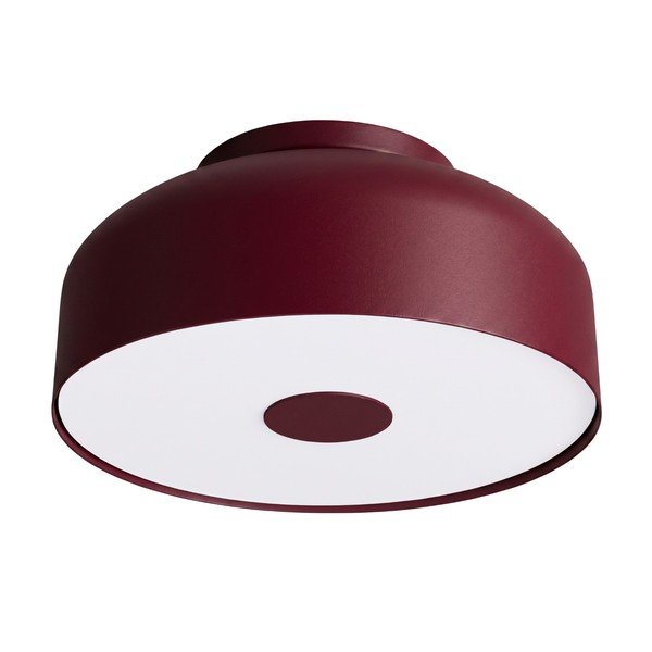 Plafoniera burgundy in acciaio ø 30 cm Omiq – Sollux