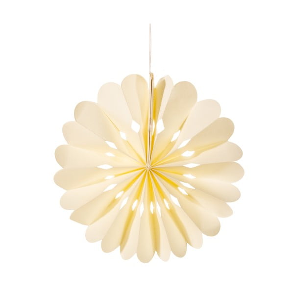 Decorazione per albero di natale in carta fatta a mano ø 10 cm Honeycomb Snowflake – Sass & Belle