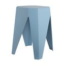 Sgabello blu in plastica Cherish – Leitmotiv