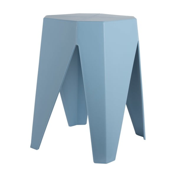 Sgabello blu in plastica Cherish – Leitmotiv