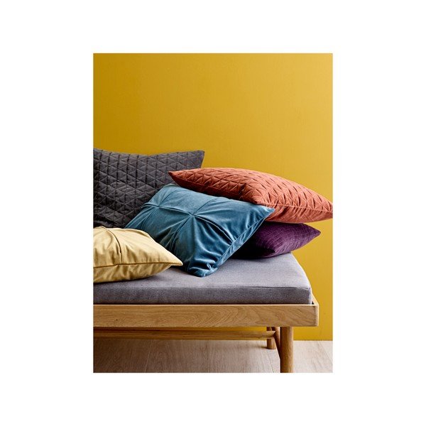 Cuscino in cotone rosso e arancione Elsa, 50 x 50 cm Facet - Södahl-image-3