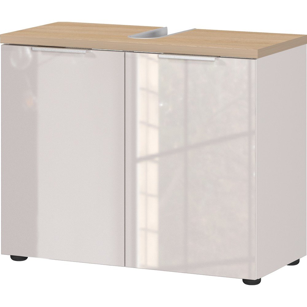 Mobile da lavabo color crema lucido 70x58 cm Tavira – Germania | Mobili da lavabo