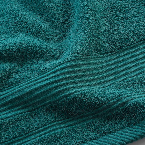 Asciugamano in spugna di cotone verde scuro 50x90 cm Tendresse - douceur d'intérieur-image-2