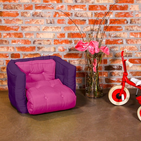 Dětské křesílko Karup Baby Dice Pink/Purple-image-1