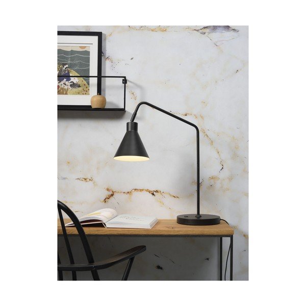 Lampada da tavolo nera con paralume in metallo (altezza 55 cm) Lyon - it's about RoMi-image-3