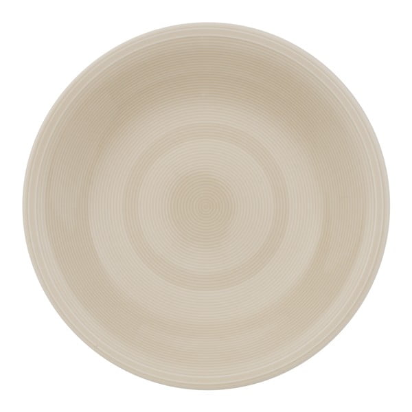 Piatto fondo in porcellana bianca e beige Villeroy & Boch , ø 23,5 cm Like Color Loop - like | Villeroy & Boch