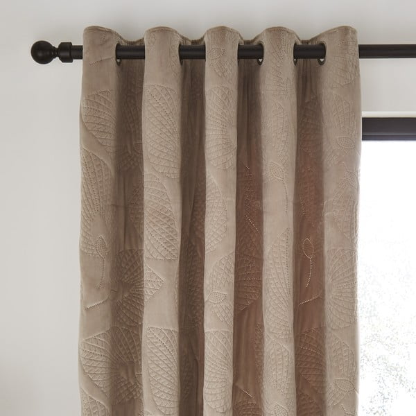 Tende beige in set di 2 pezzi 229x168 cm Pinsonic - Catherine Lansfield