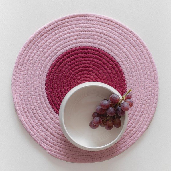 Tovaglietta in cotone ø 35 cm Piff – ONA-image-1