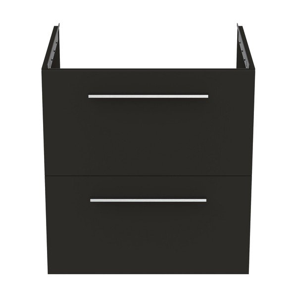 Mobile per lavabo antracite a sospensione 60x63 cm i.Life B - Ideal Standard-image-3