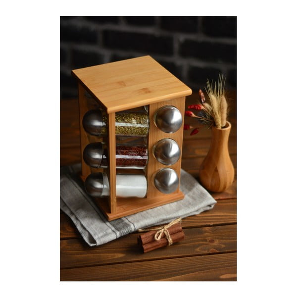 Set di supporto e 12 spezie Fotina Fontina - Bambum-image-1