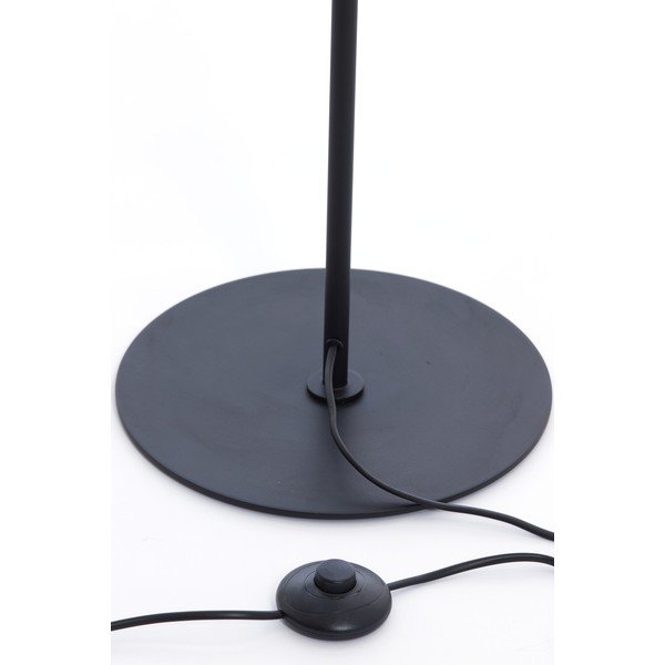 Lampada da terra nero-bronzo opaco con paralume in metallo (altezza 162 cm) Finou - Light & Living-image-4