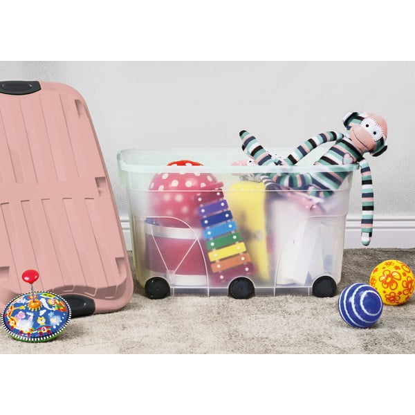 Scatola di plastica con coperchio Roller - Rotho-image-2