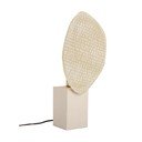 Lampada da tavolo beige in metallo con paralume in metallo (altezza totale 46 cm) Neev – Bizzotto
