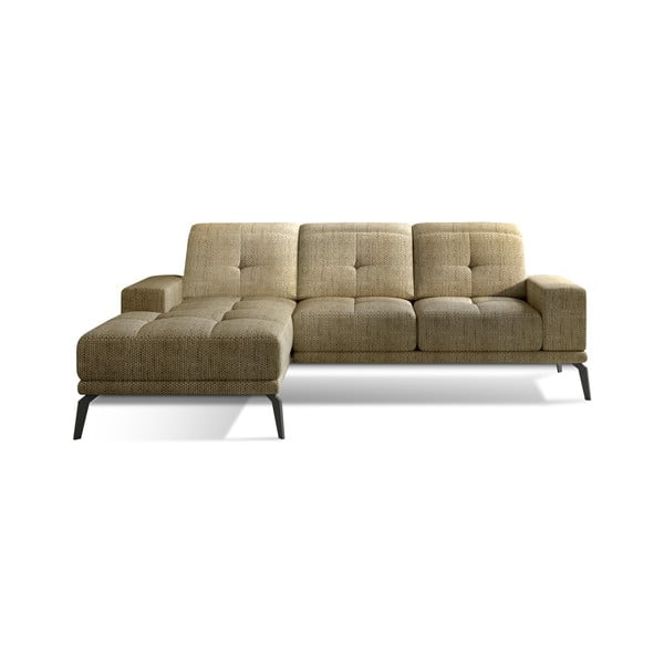 Divano angolare beige (con penisola a sinistra/con chaise lounge) Torrense – ELTAP