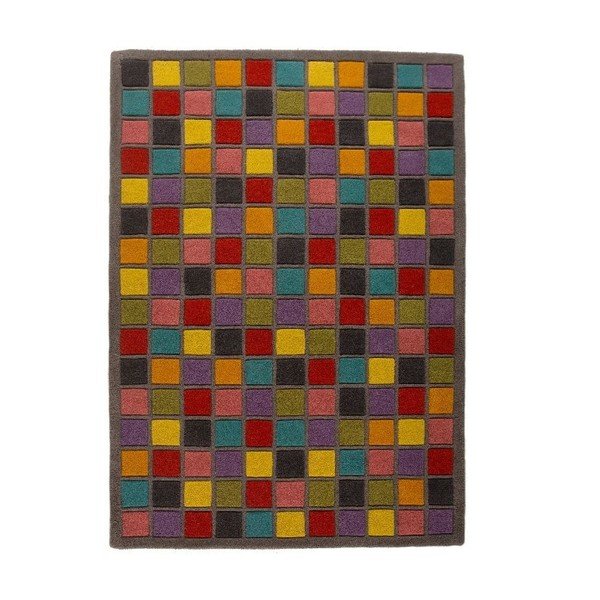 Vlněný koberec Flair Rugs Illusion Campari, 80 x 150 cm-image-1