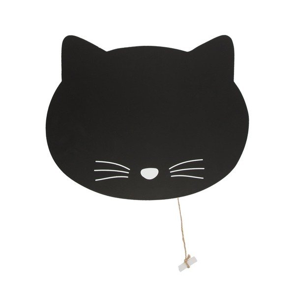 Nástěnná popisovací tabule s křídou Sass & Belle Sweet Black Cat