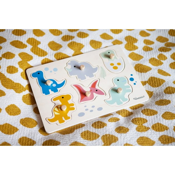 Puzzle in legno (6 pezzi) Dinosaurs - Kindsgut-image-4