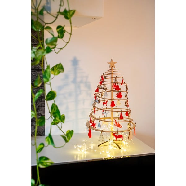 Albero di Natale decorativo in legno Mini, altezza 42 cm - Spira-image-3
