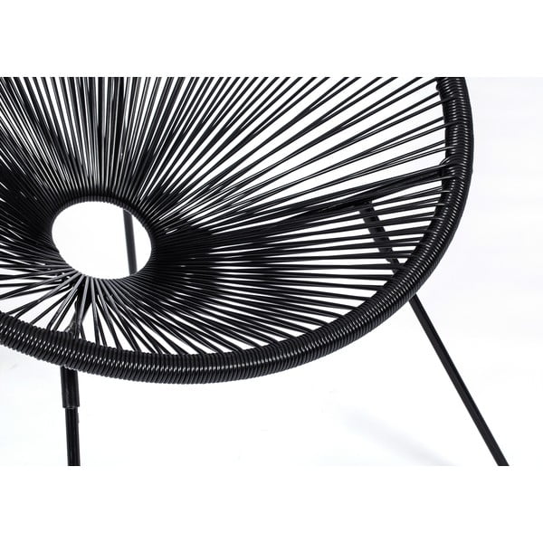 Set di sedie da giardino nere Avocado e tavolo, ø 35 cm Loris - Bonami Selection-image-3