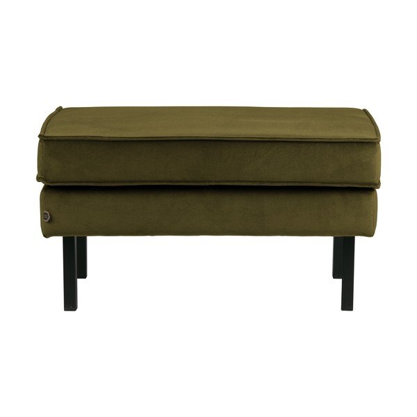 Pouf Rodeo verde oliva - BePureHome