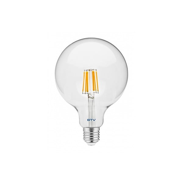 Lampadina con filamenti con luce bianca calda e presa E27, 8 W – GTV