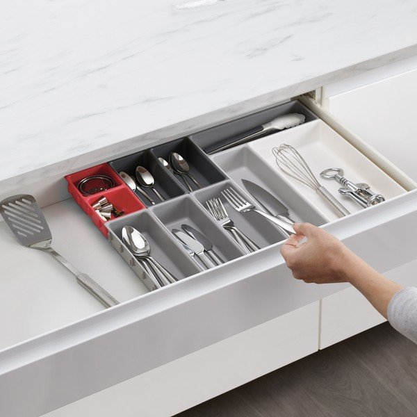 Organizer per cassetti in plastica in set da 10 Duo - Joseph Joseph-image-1