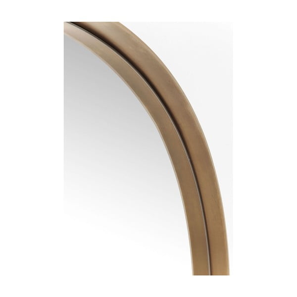 Specchio rotondo con cornice color rame Round Curve, ⌀ 100 cm - Kare Design-image-2