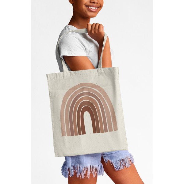 Borsa in tessuto beige - Kate Louise-image-1