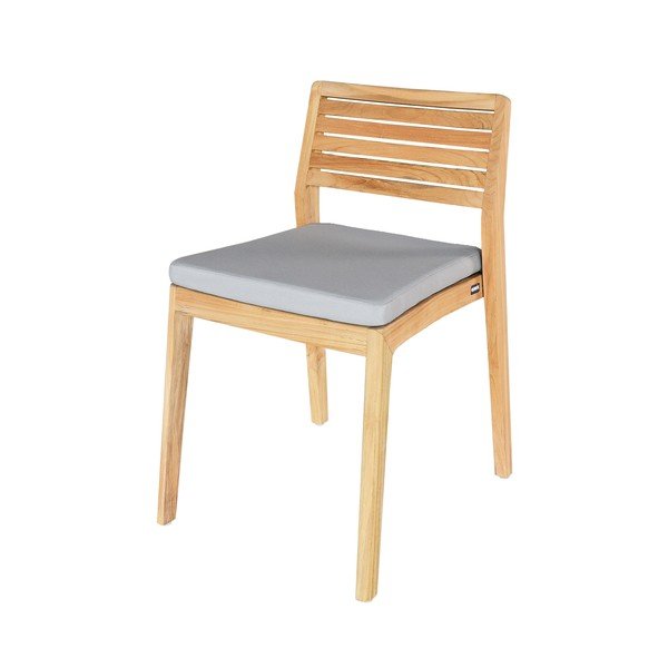 Sedie da giardino in legno di colore naturale in set di 2 pezzi Aquariva - Ezeis
