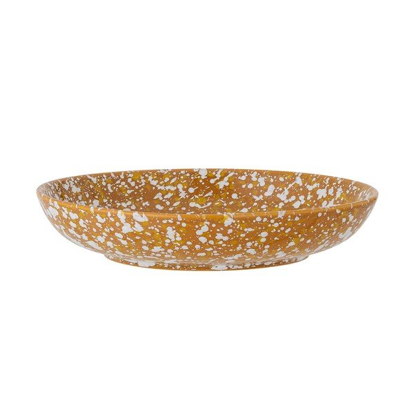 Piatto fondo in gres arancione e bianco, ø 21 cm Carmel - Bloomingville-image-2