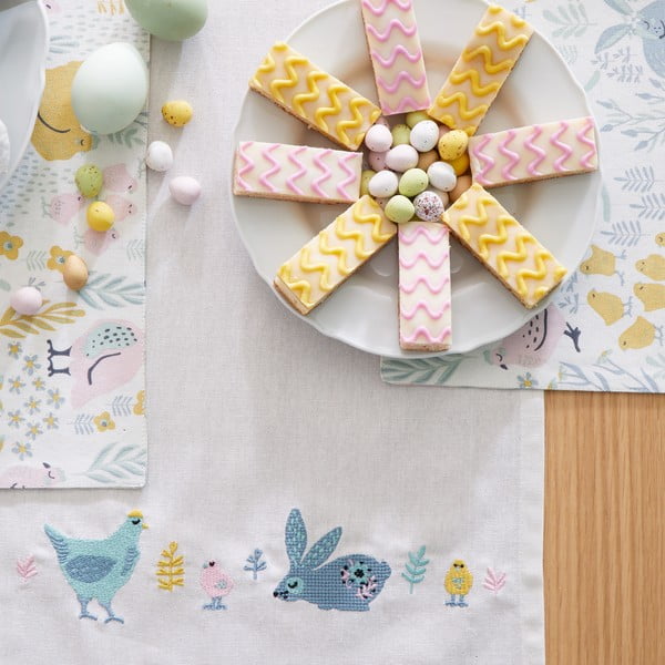 Runner da tavola in cotone 32x220 cm Cottage Friends - Catherine Lansfield-image-3