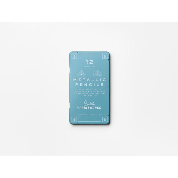 Set di pastelli colorati Metallic – Printworks-image-1