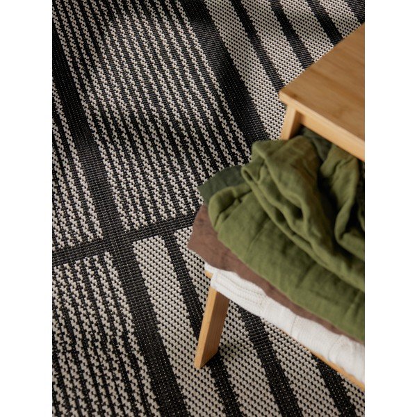 Tappeto da interno/esterno nero/color crema 160x230 cm Haringey Allington – Ted Baker-image-2