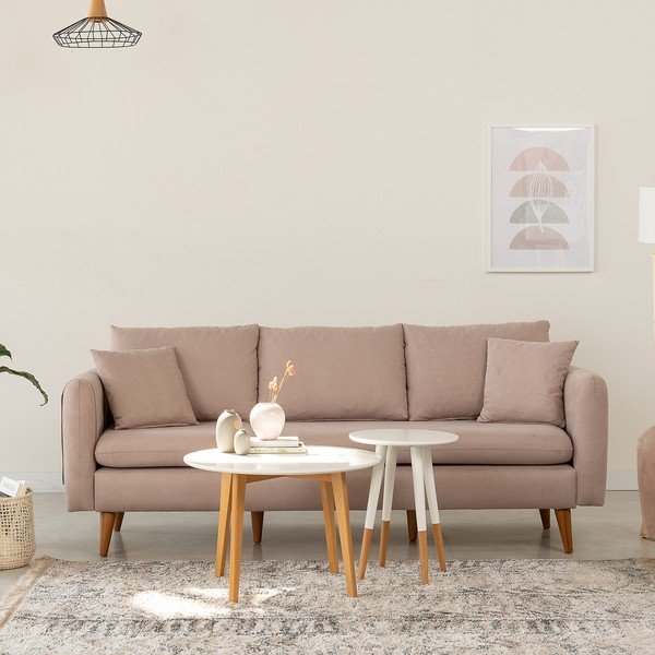 Divano beige 215 cm Sofia - Balcab Home-image-4