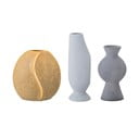Set di 3 vasi in gres fatti a mano (altezza 12,5 cm) Miacecilia - Bloomingville