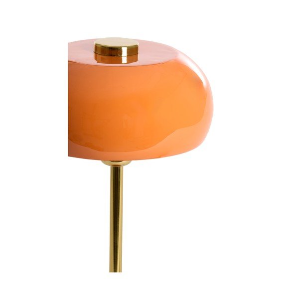 Lampada da tavolo arancione con paralume in metallo (altezza 40 cm) Surin - Light & Living-image-4