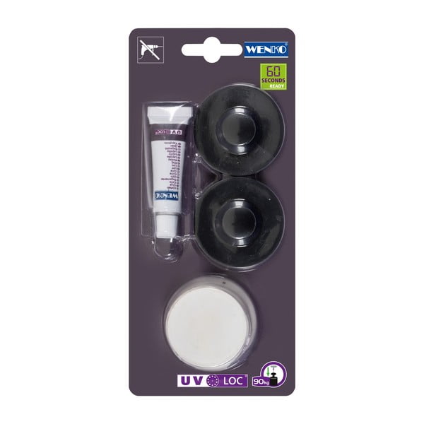 Set di fissaggio UV-Loc senza trapano - Wenko