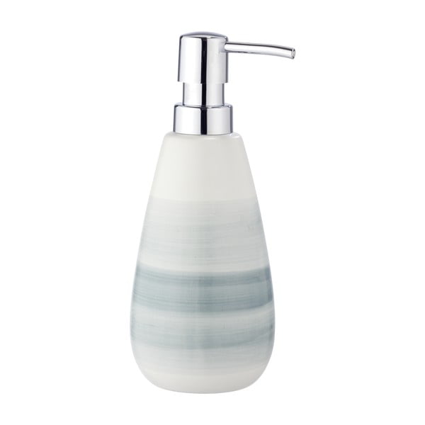 Dispenser di sapone in ceramica bianca 0,42 l Burgio - Wenko-image-2