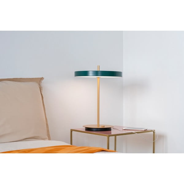 Lampada da tavolo dimmerabile a LED verde scuro con paralume in metallo (altezza 41,5 cm) Asteria Table - UMAGE-image-3