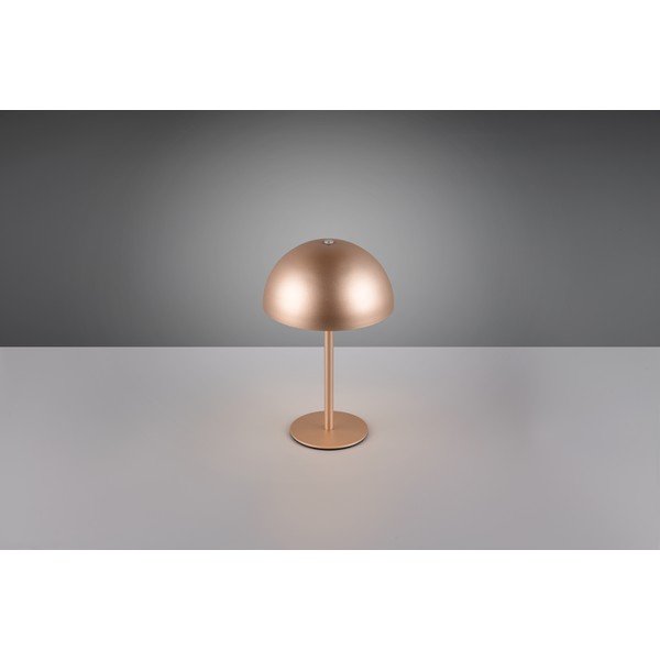 Lampada da tavolo LED color bronzo con paralume in metallo (altezza totale 21 cm) Munoz – Reality-image-2