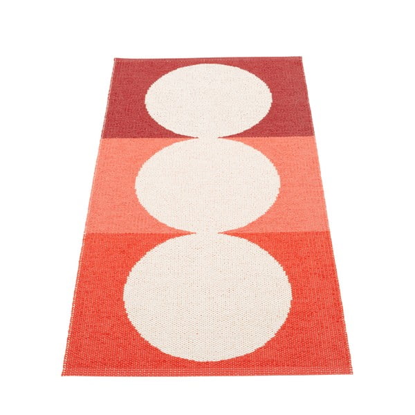 Tappeto da interno/esterno rosso/color crema 70x140 cm Otto Berry – Pappelina-image-2
