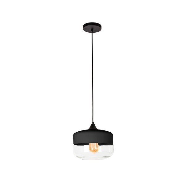 Lampada a sospensione nera in stile retrò - SULION