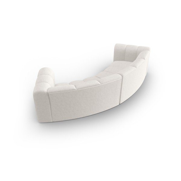 Divano bianco 322 cm Lupine - Micadoni Home-image-3