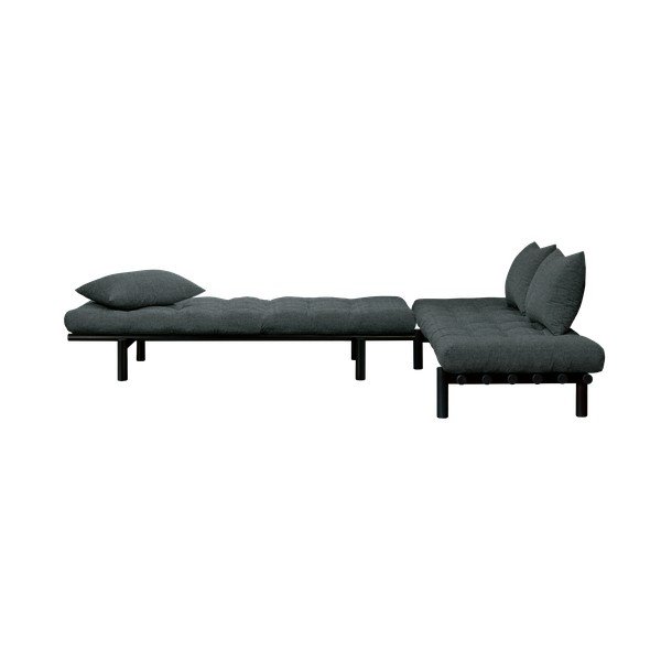 Divano nero e grigio 200 cm Pace - Karup Design-image-4