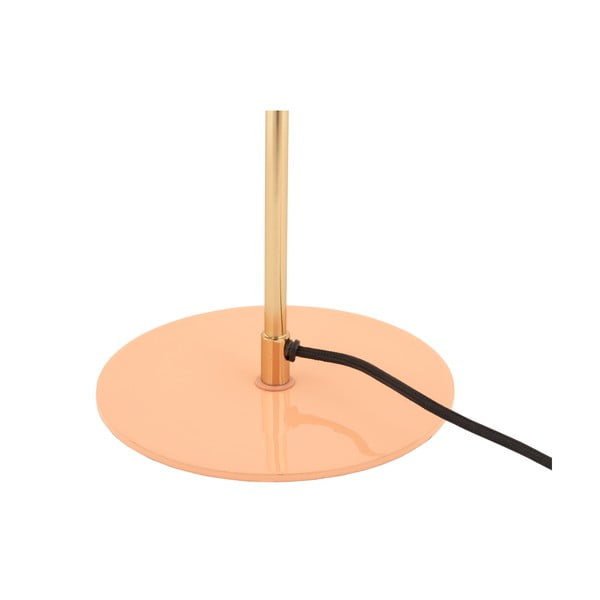 Lampada da tavolo in colore salmone con paralume in metallo (altezza 55 cm) Vivo - Leitmotiv-image-3