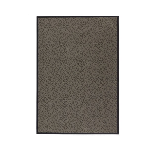 Tappeto in PVC grigio scuro 140x200 cm Geo Gold - Casa Selección