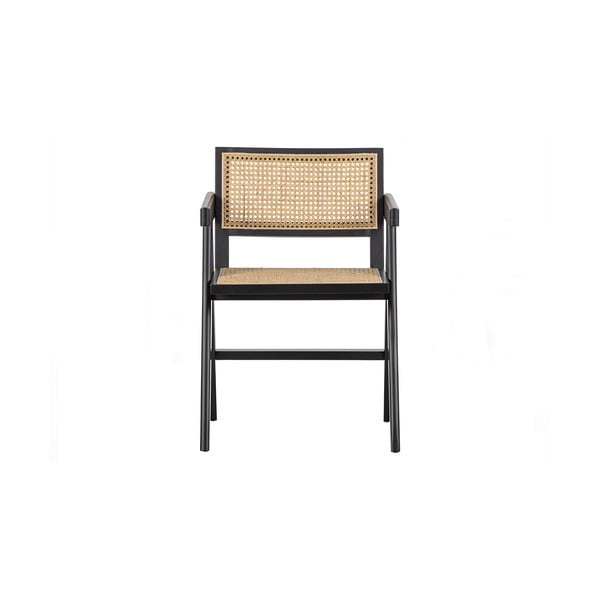 Sedia da pranzo in legno di pino nero Gunn - WOOOD-image-3