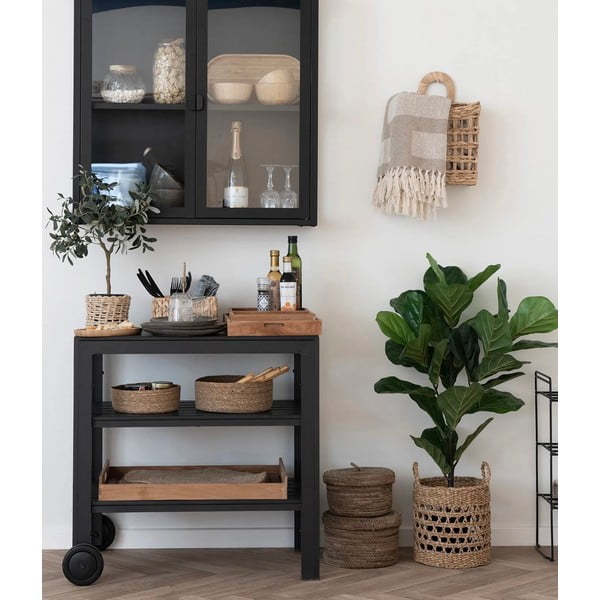 Tavolo da portata su ruote 45x75 cm Taormina - House Nordic-image-1