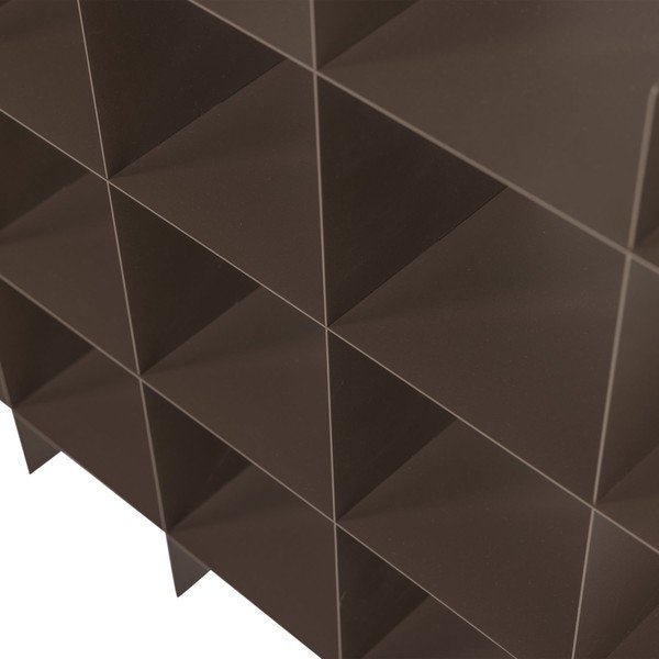 Mensola marrone in metallo con ripiani multipli 60 cm Brik – WOOOD-image-3