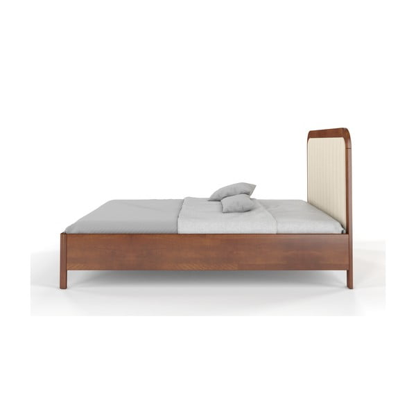 Letto matrimoniale in legno di faggio marrone chiaro Visby , 180 x 200 cm Modena - Skandica-image-3